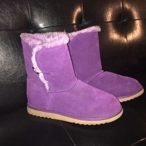 Purple boots